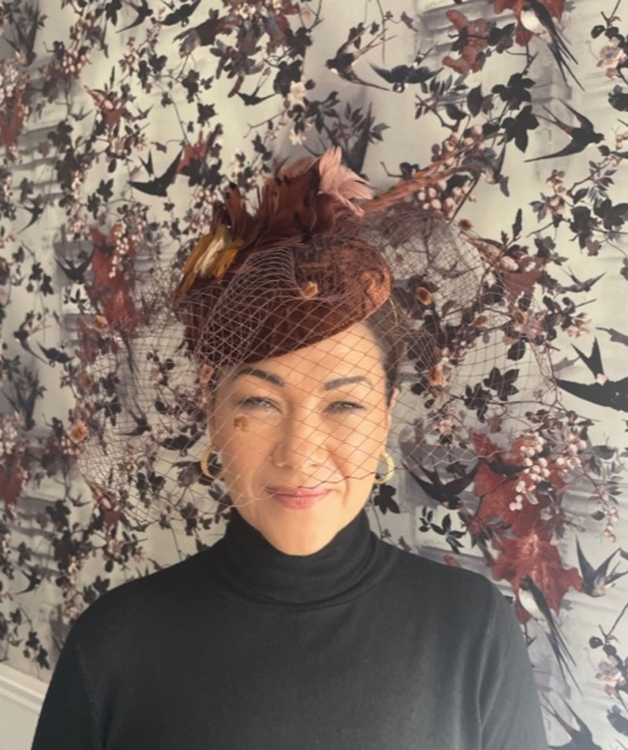 Headpiece Rental | The Stables Birr No.35 - Copper Brown Headpiece