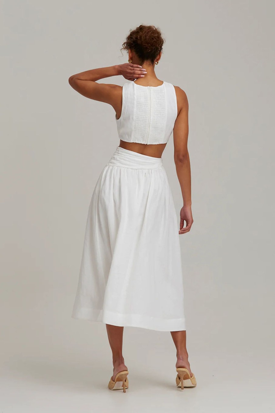 Dresses/Skirts | The Stables Birr Palermo Midi Dress White