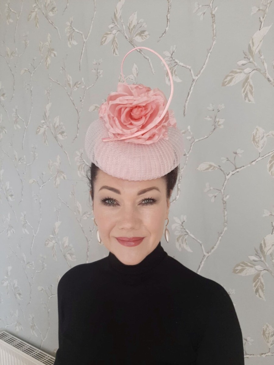 Headpiece Rental | The Stables Birr No. 9 - Pink Headpiece