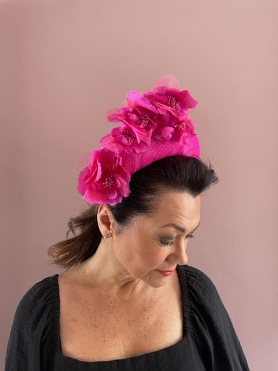 Headpiece Rental | The Stables Birr No.59 - Cerise Band