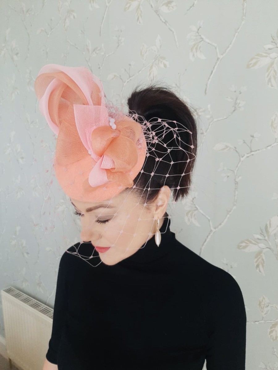 Headpiece Rental | The Stables Birr No. 24- Coral Headpiece