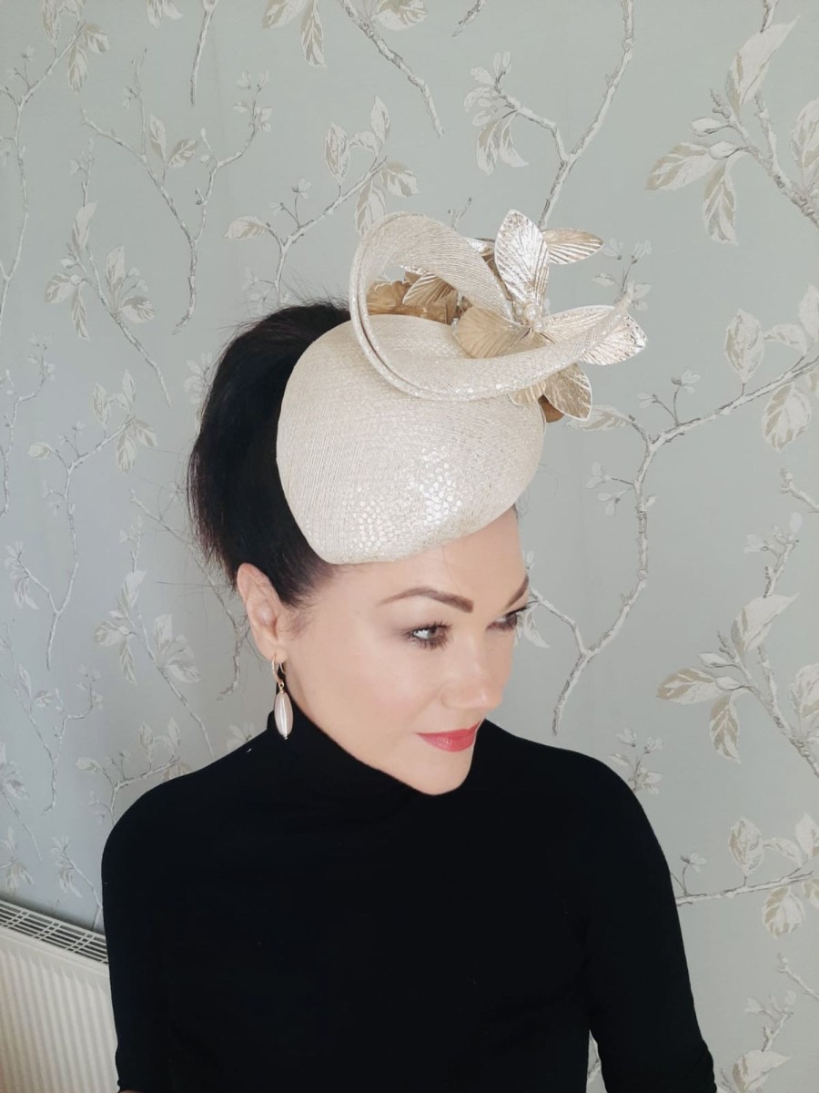 Headpiece Rental | The Stables Birr No. 25- Pale Gold Headpiece