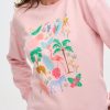 Tops | The Stables Birr Noah Sweatshirt - Peach, Tropical Safari