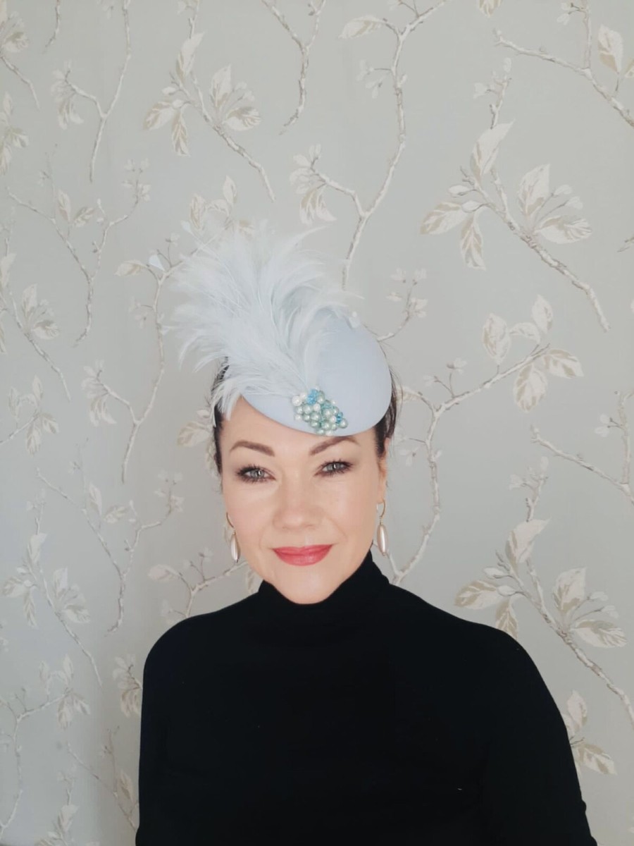 Headpiece Rental | The Stables Birr No.17 - Blue Headpiece